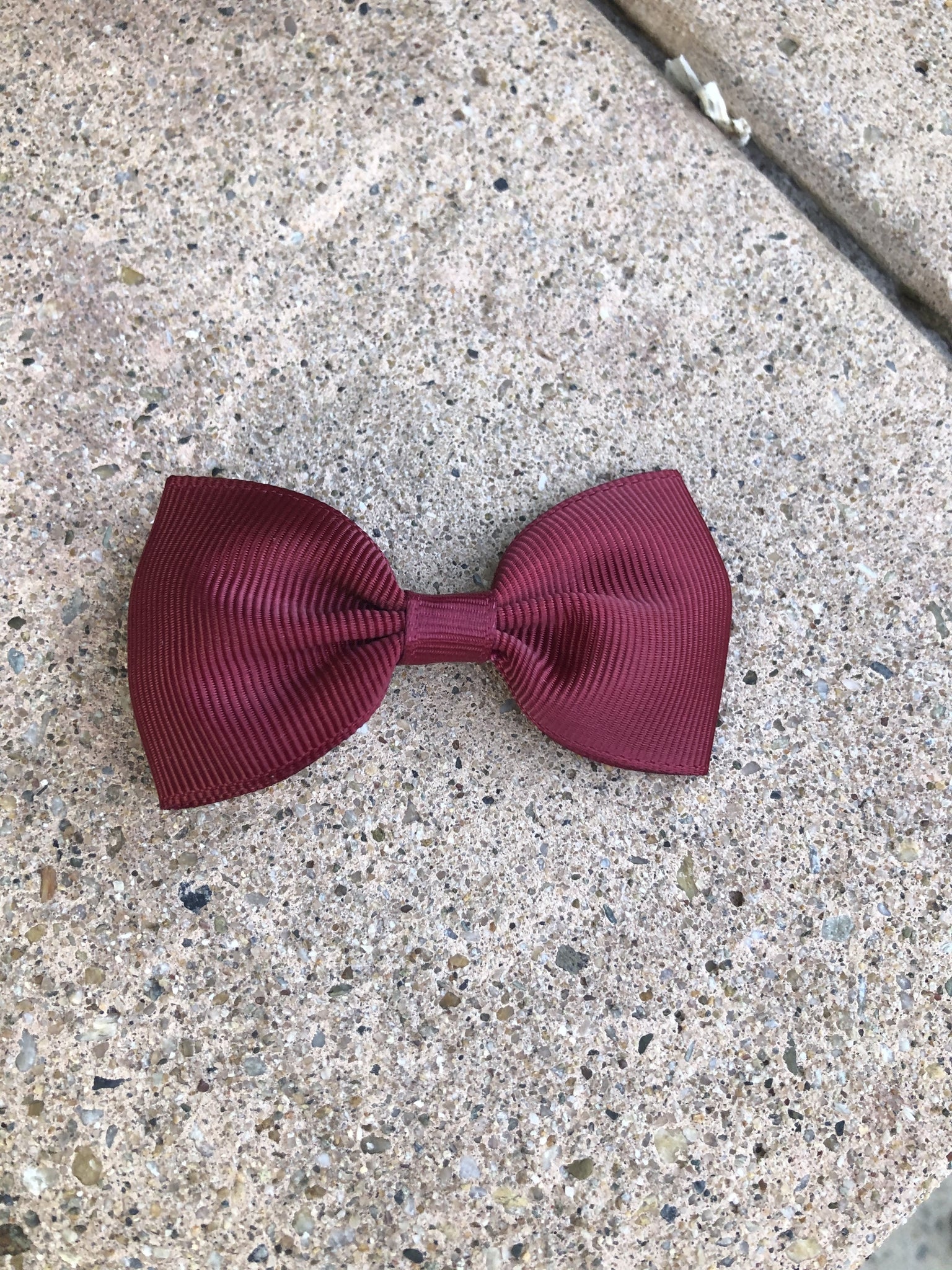 Small Bow - Maroon