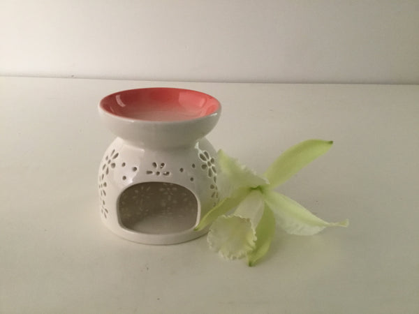 Pink Flower Cutout Oil Burner