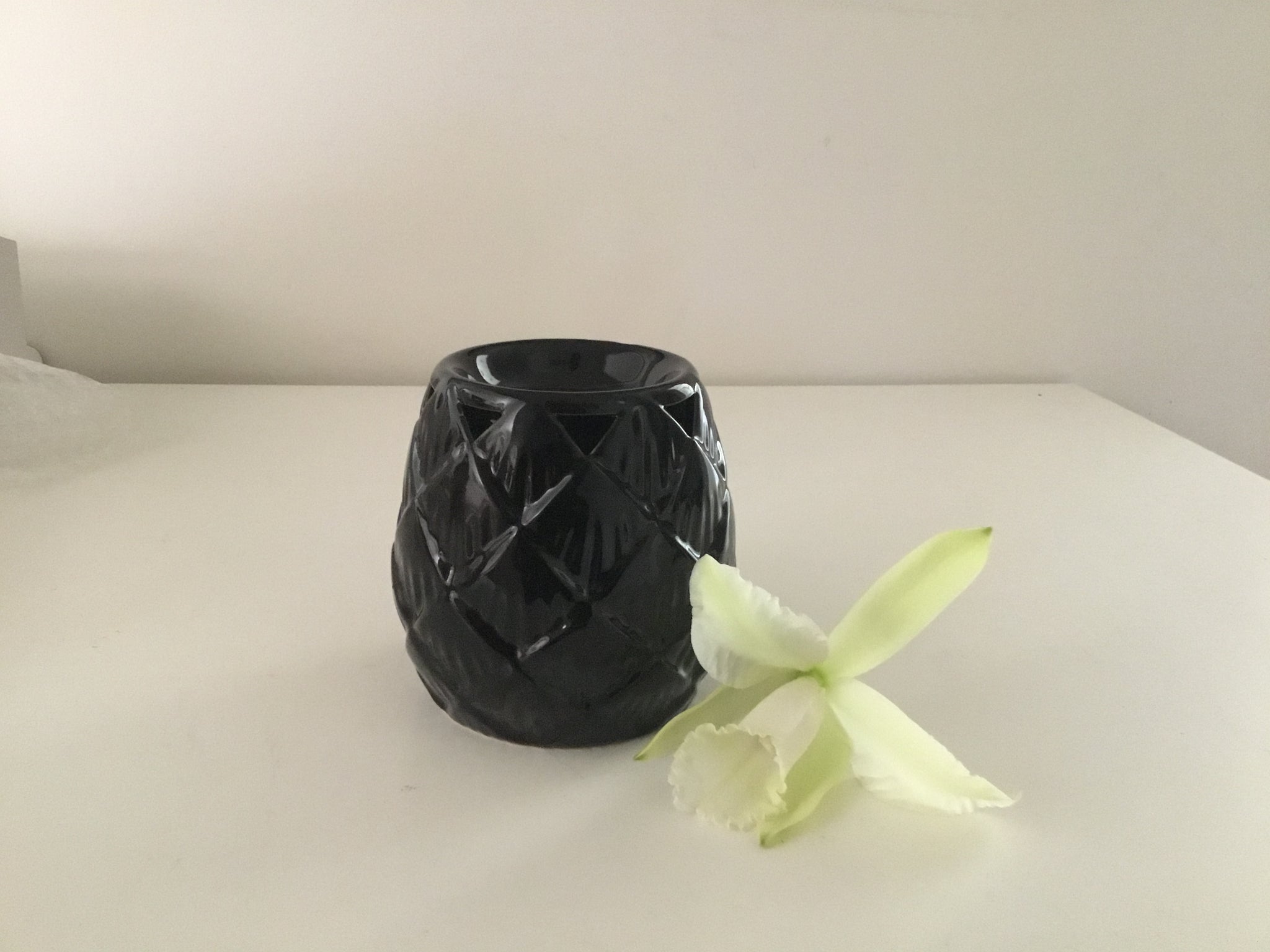 Large Black Modern Oil Burner