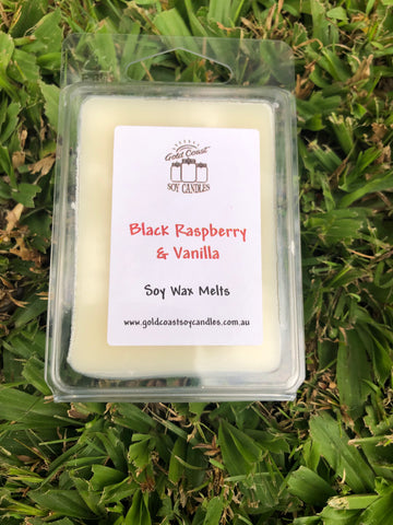 6 Pack Clam Shell Soy Melts - Black Raspberry & Vanilla