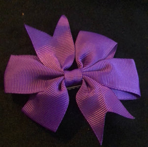 School Bow - Purple