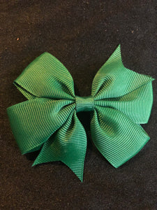 School Bow - Christmas Green