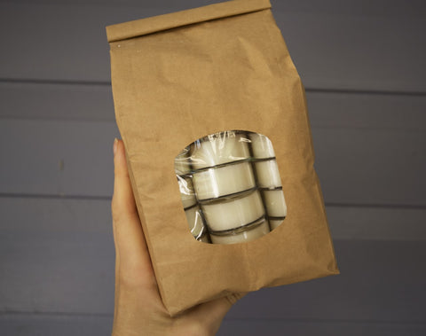 40 Pack Unscented Soy Tea Lights